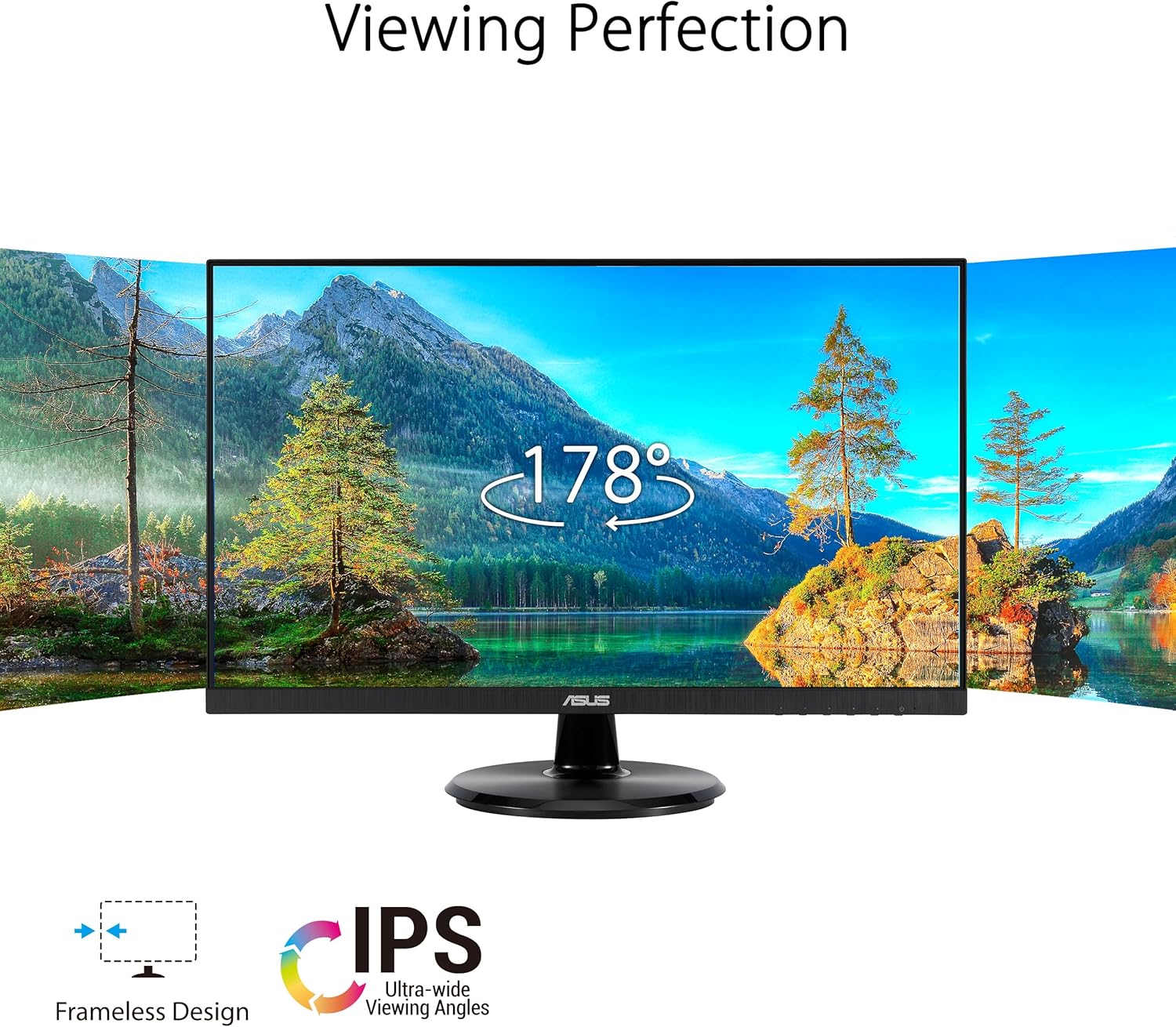 Asus VA24DQFR (24-inch FullHD Monitor, 100Hz, 1ms, Flicker Free)