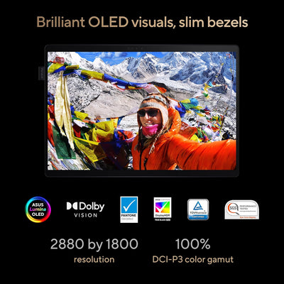 ASUS ProArt PZ13 HT5306QA-PZ13.X1P1TB (Qualcomm Snapdragon X Plus X1P 42 100, 1TB NVME/16GB DDR5 ON BOARD, 13" OLED (2880 x 1800) DETACHABLE, Qualcomm Snapdragon X Elite Adreno, WIN 11)