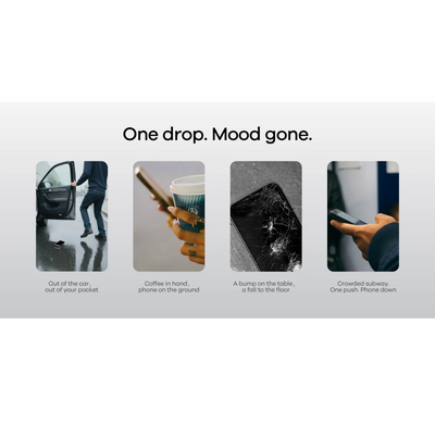 AULUMU Slim Shockproof Case for Apple iPhone 17 Pro - White (Cooling Tech, Color Changing Sensor, Shock Absorption)