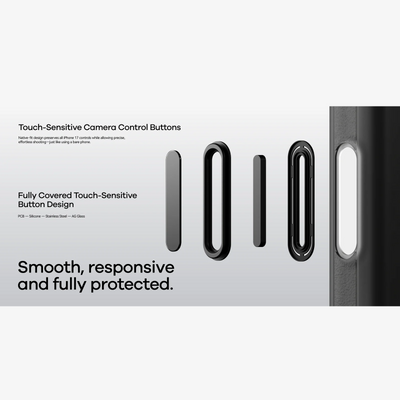 AULUMU Frosted Case for Apple iPhone 17 Pro Max - White (Cooling Tech, Color Changing Sensor, Glow in The Dark)