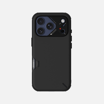 AULUMU Slim Shockproof Case for Apple iPhone 17 Pro Max - Black (Cooling Tech, Color Changing Sensor, Shock Absorption)