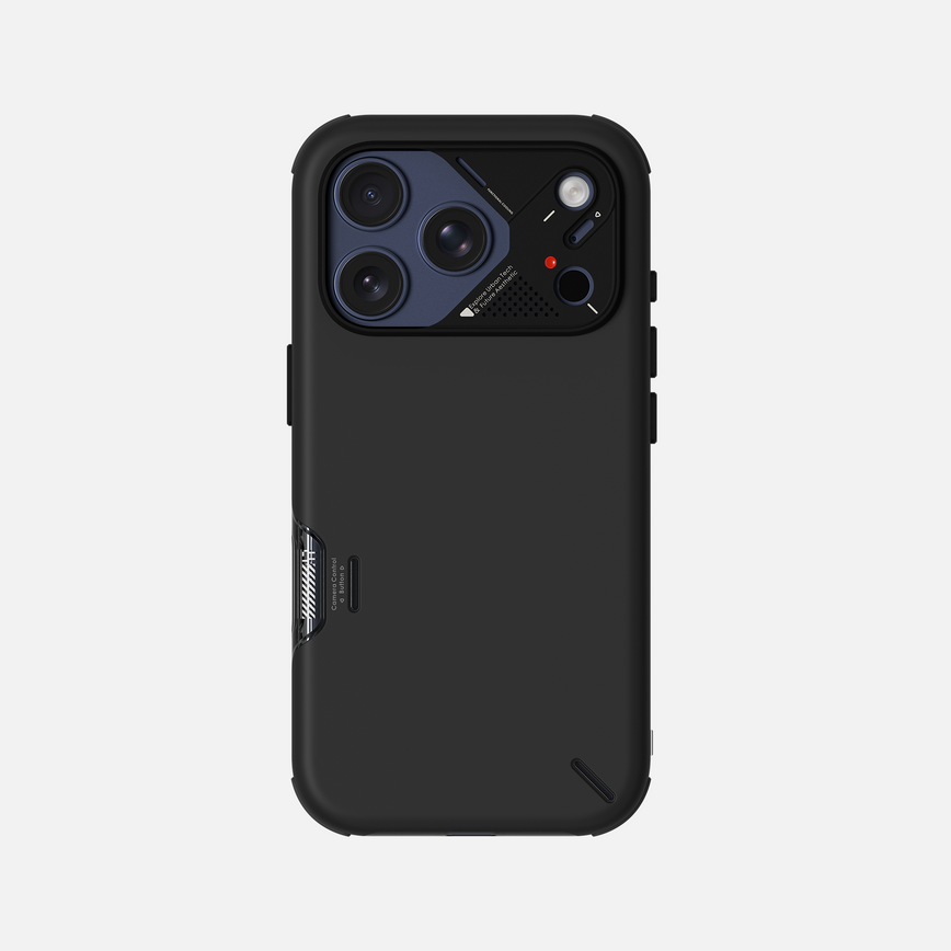 AULUMU Slim Shockproof Case for Apple iPhone 17 Pro - Black (Cooling Tech, Color Changing Sensor, Shock Absorption)