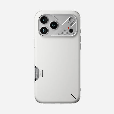 AULUMU Slim Shockproof Case for Apple iPhone 17 Pro Max - White (Cooling Tech, Color Changing Sensor, Shock Absorption)