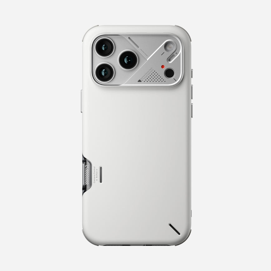 AULUMU Slim Shockproof Case for Apple iPhone 17 Pro Max - White (Cooling Tech, Color Changing Sensor, Shock Absorption)
