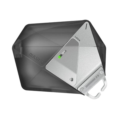 AULUMU A39 Geometric Case for Apple AirPods Pro 3 (Translucent Gray)