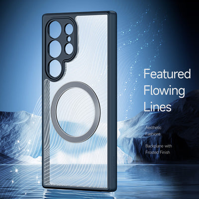 Dux Ducis Aimo Mag Series Case For Samsung Samsung Galaxy S24 Ultra with Magnetic Stand