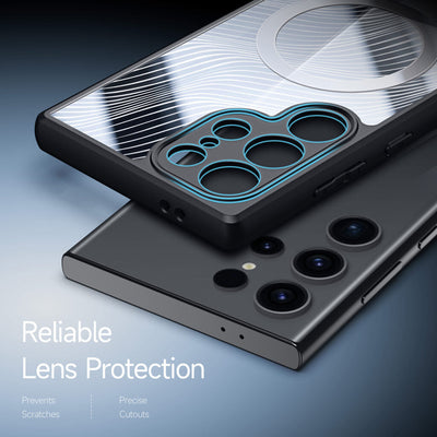Dux Ducis Aimo Mag Series Case For Samsung Samsung Galaxy S24 Ultra with Magnetic Stand