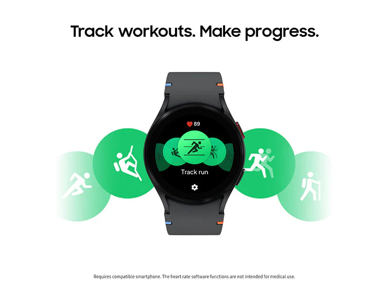 Samsung Galaxy Watch FE (Bluetooth AI Smartwatch, Fitness Tracking, BIA Sensor, Heart Rate Tracker, Sleep Monitor)