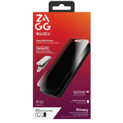 Zagg Glass Elite Privacy with Perfect Fit Tray | Apple iPhone 17 Pro Screen Protector