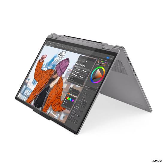 LENOVO YOGA 7 16AHP9 83DM0006US (AMD RYZEN 7 8840HS, 16GB DDR5 ON BOARD, 1TB NVME, 16" WUXGA (1920x1200)X360 TOUCHSCREEN , AMD RADEON 780M, 1 YEAR, WIN 11 / ARCTIC GREY)
