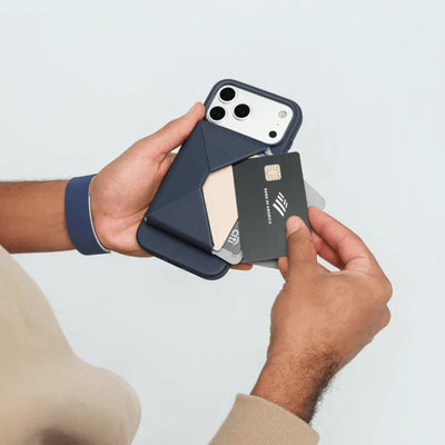 MOFT Snap Field Wallet with Stand (Navy Blue)