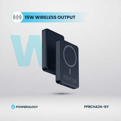 Powerology 10,000mAh Magsafe Power Bank (20W PD, 15W Magsafe)