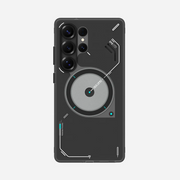 AULUMU Frosted Case for Samsung Galaxy S25 Ultra (Cooling Tech, Color Changing Sensor, Glow in The Dark)