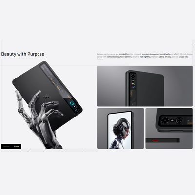 RedMagic Astra (Snapdragon 8 Elite Gaming Tablet, 9-inch 2.4K OLED, 8200mAh)