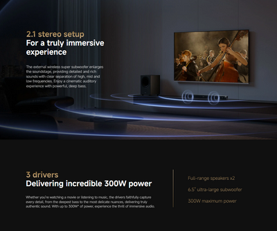 Xiaomi Soundbar Pro 2.1