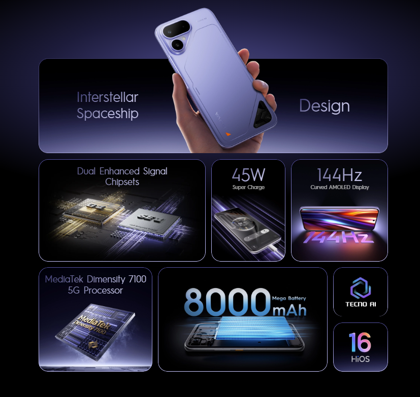 Tecno Pova Curve 2 8GB/256GB