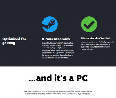 {Soon} Valve Steam Machine
