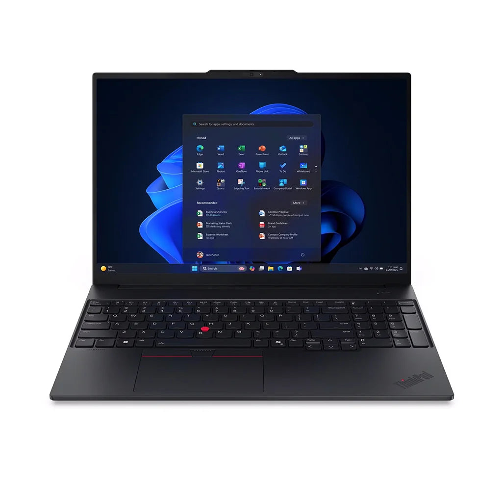LENOVO THINKPAD E16 GEN 3 (CORE ULTRA 7 255H, 1TB NVME/32GB DDR5, 16" WUXGA (1920 x 1200), INTEL ARC 140T GPU, DOS / BLACK)