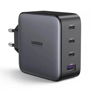 UGREEN Nexode Quatro 3xUSB-C 1xUSB (PD 100W/QC4.0/GaN) | Fast Charger