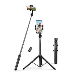 UGREEN Dual Function Selfie Stick & Tripod with Bluetooth Remote, 157cm (15062)