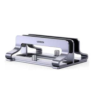 UGREEN Aluminium Alloy Vertical Laptop Stand Holder, Dual Slot (60643)
