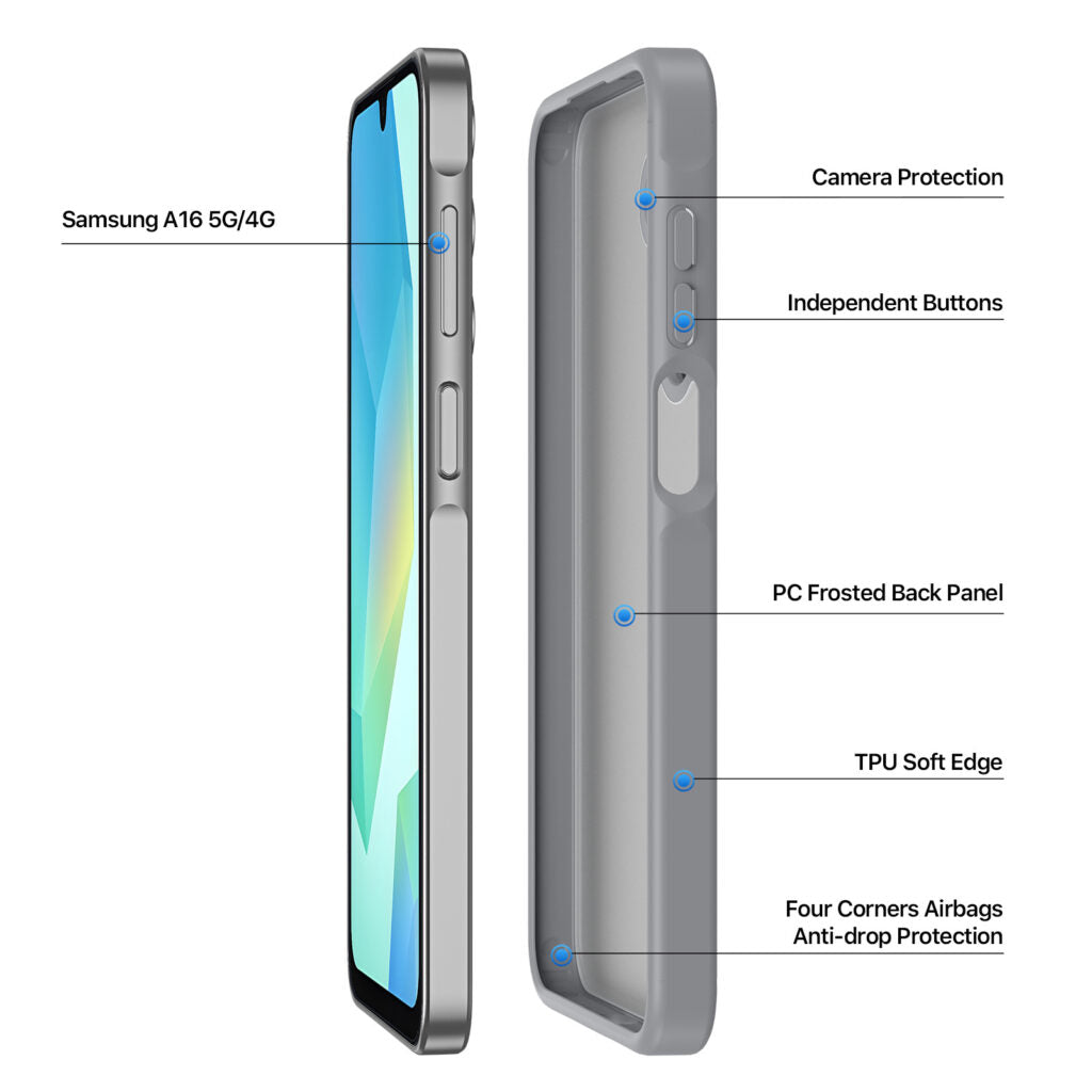 Dux Ducis Yind Series Case For Samsung Samsung Galaxy A16 - Grey