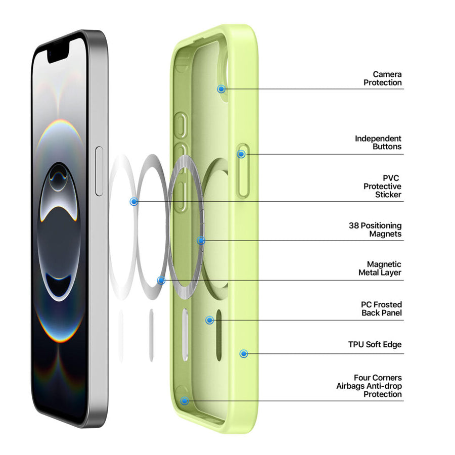 Dux Ducis Yind Series Case For Apple iPhone 16e - Lime Green - image 2