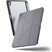 Blupebble New Yorker Slim Case With Y-Fold Stand | Apple iPad Air 11-inch (M2/M3) Case (Gray)