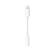 Apple Lightning Headphone Jack Adapter  - White (MMX62)