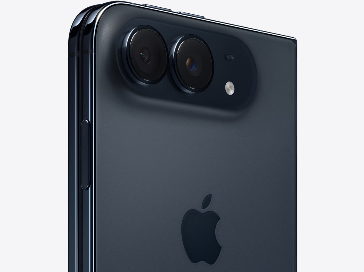 iPhone Duo Night Sky titanium and camera close-up