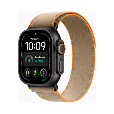 Apple Watch Ultra 4 49mm Black Titanium - Trail Loop Sand (MKAH4)