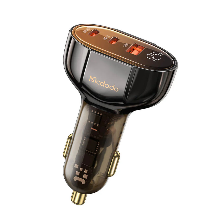 Mcdodo Prism 100W 3-Port Digital Display Car Charger in Lebanon - OutGeeked