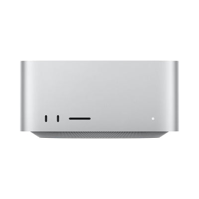 Apple Mac Studio M5 Max (2026) - front with two USB-C ports and SDXC card slot