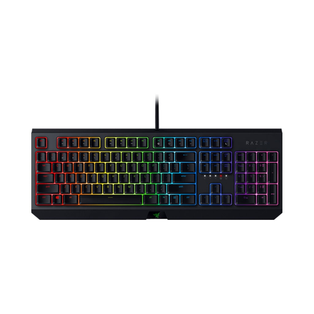 Razer BlackWidow Mechanical Gaming Keyboard (Green Switch) - Black - Black