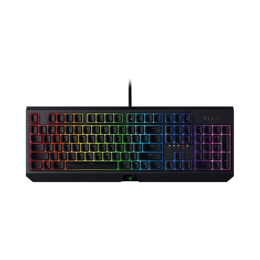 Razer BlackWidow Mechanical Gaming Keyboard (Green Switch) - Black - Black