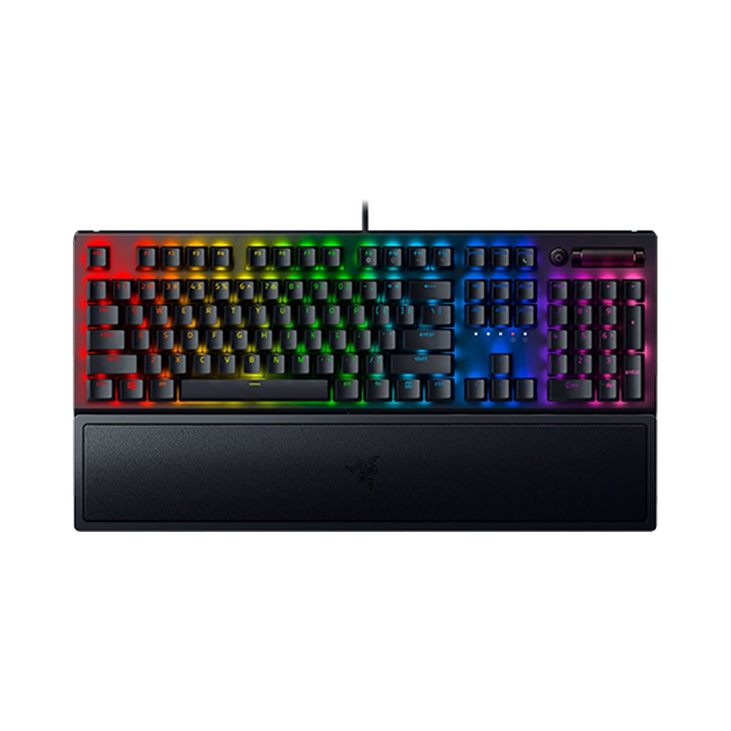 Razer BlackWidow V3 Mechanical Gaming Keyboard (Green Switch) - Black