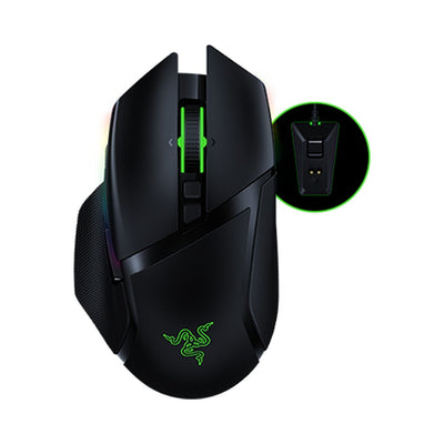 Razer Basilisk Ultimate Wireless Gaming Mouse with Charging Dock - Black