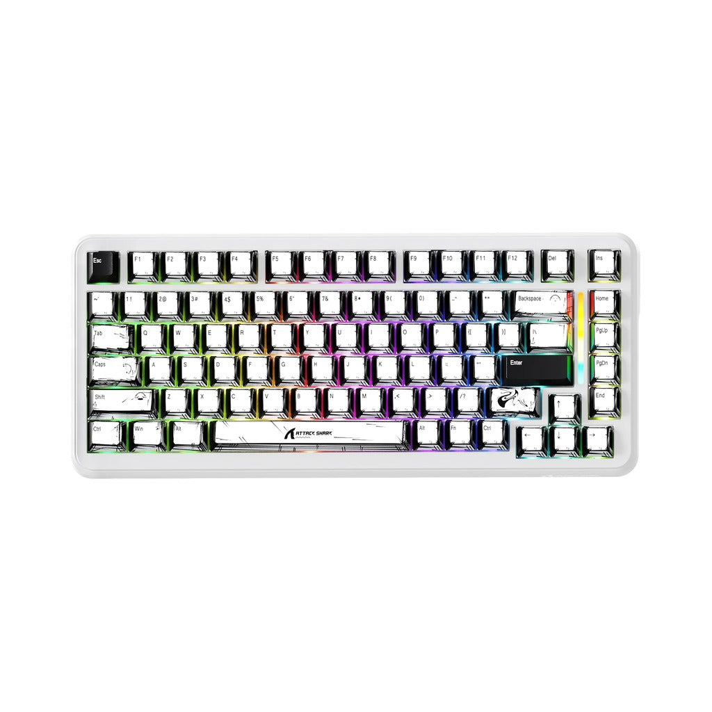 Attack Shark X82 Pro HE Wireless Rapid Trigger Magnetic Keyboard - Comic