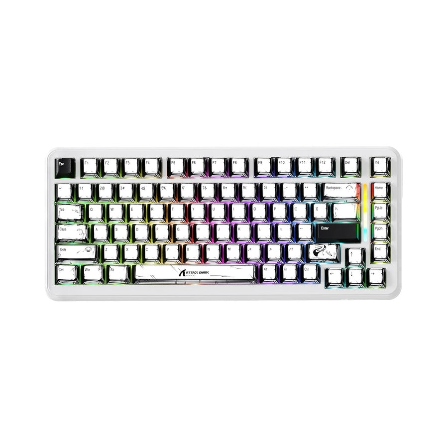 Attack Shark X82 Pro HE Wireless Rapid Trigger Magnetic Keyboard - Comic