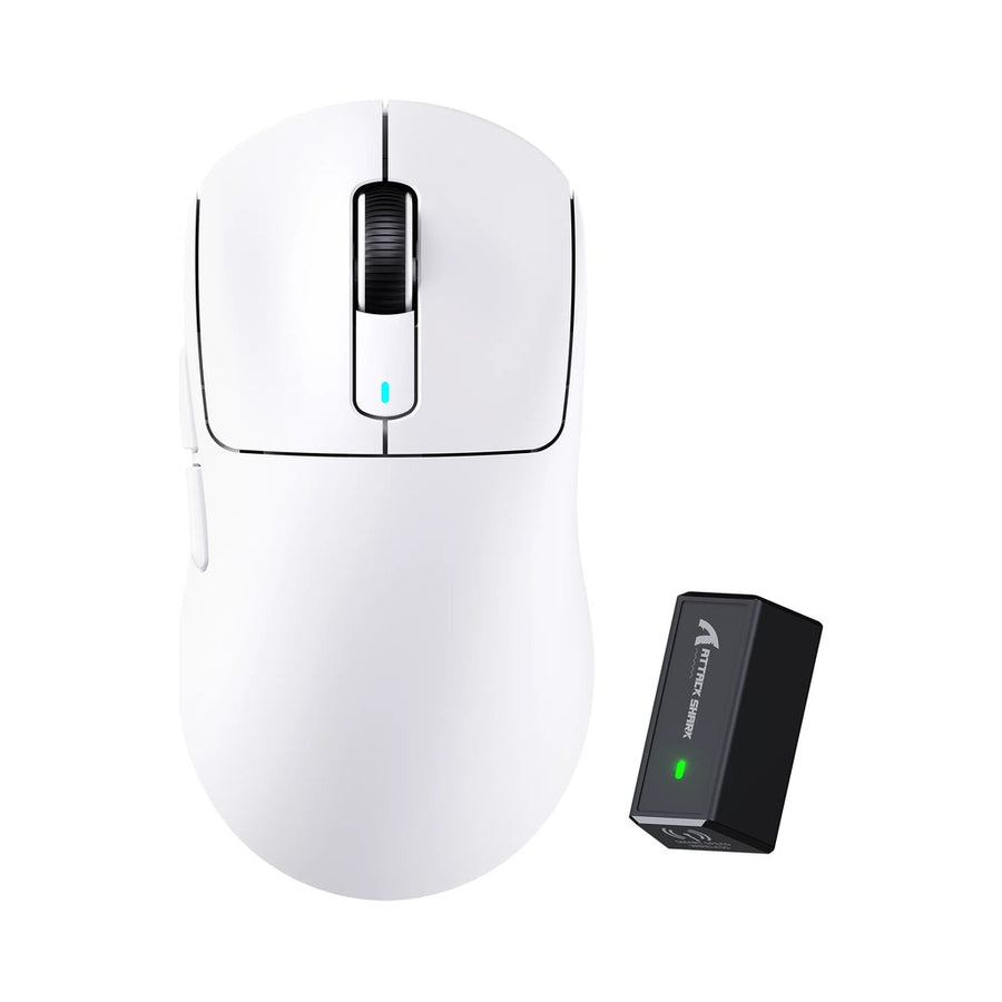 Attack Shark X3 Pro 8K Tri-Mode Wireless Gaming Mouse - White