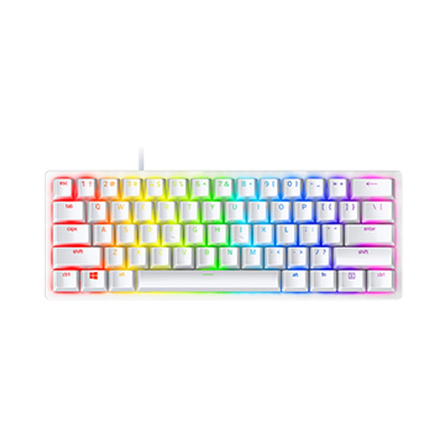 Razer Huntsman Mini 60% Optical Gaming Keyboard (Linear Red Switch) - Mercury (White)