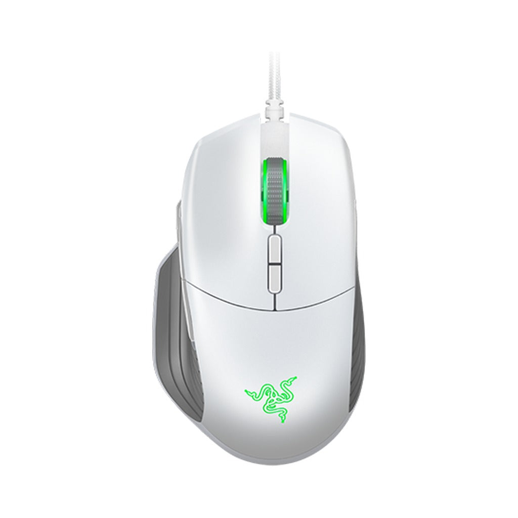Razer Basilisk Wired Gaming Mouse - Mercury (White)