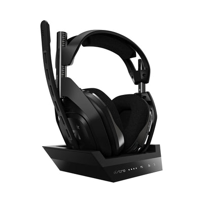 ASTRO Gaming A50 Wireless Gaming Headset + Base Station (Gen 4) for PlayStation - Black/Grey