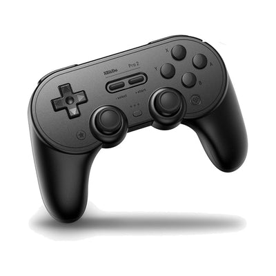 8BitDo Pro 2 Bluetooth Controller (Hall Effect Joystick) - Black Edition