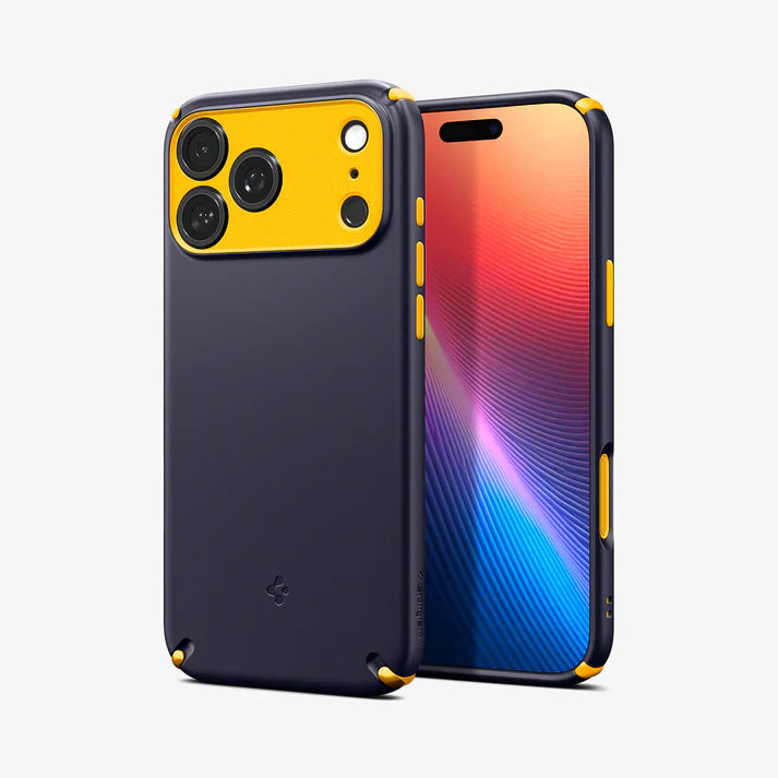 Spigen Nano Pop Hybrid for Apple iPhone 17 Pro (Navy/Yellow)