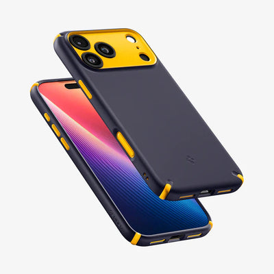 Spigen Nano Pop Hybrid for Apple iPhone 17 Pro Max (Navy/Yellow)