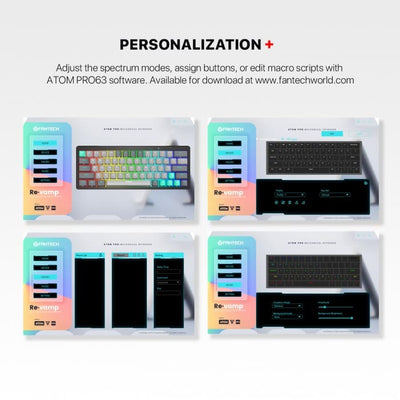 Fantech MK912 - ATOM PRO63 (STELLAR EDITION) | Wireless Mechanical Gaming Keyboard