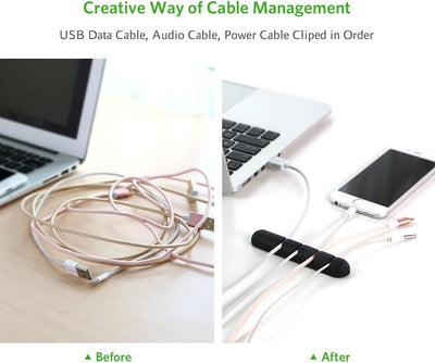 UGREEN Cable Organizer with 4 Slots, 3M Adhesive, Silicone (30762) in Lebanon - OutGeeked