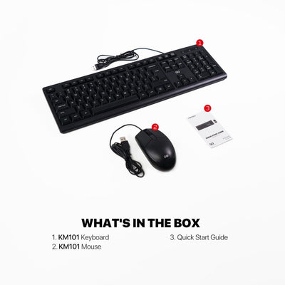 Fantech KM101GO Wired Keyboard and Mouse Combo, English and Arabic in Lebanon - OutGeeked