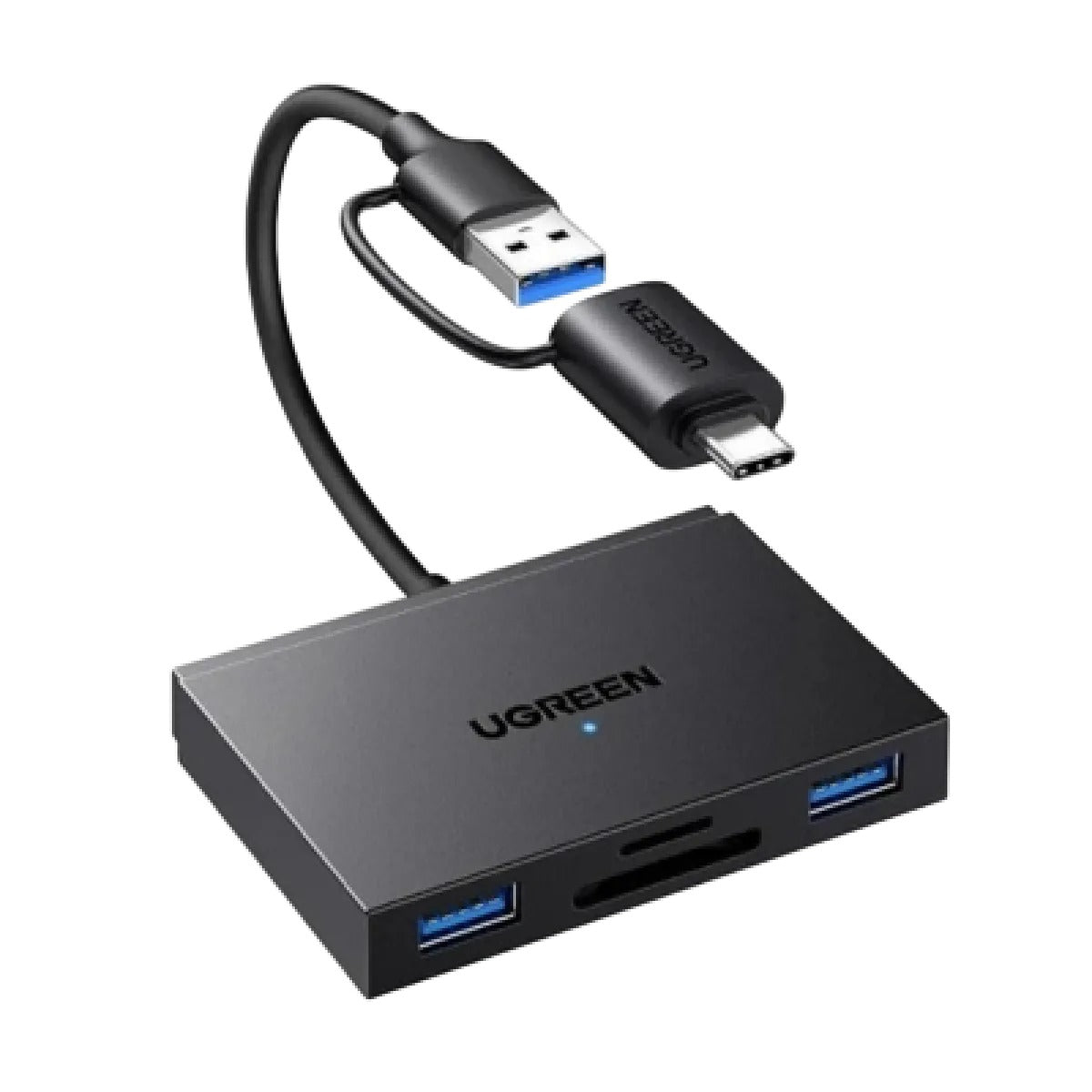 UGREEN 4-in-1 USB-C & USB-A Card Reader with Dual USB-A Ports (45167) in Lebanon - OutGeeked